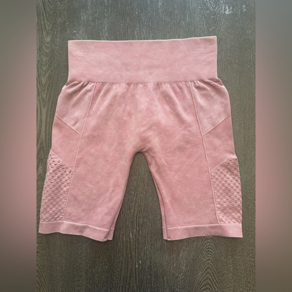 AS REVIVAL DUSTY PINK BIKER SHORTS - Size Medium SKU:306
